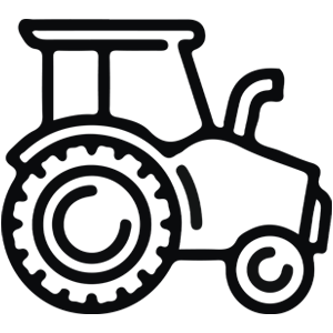 Tractor Icon Side Profile