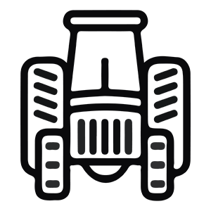 Tractor Icon from front